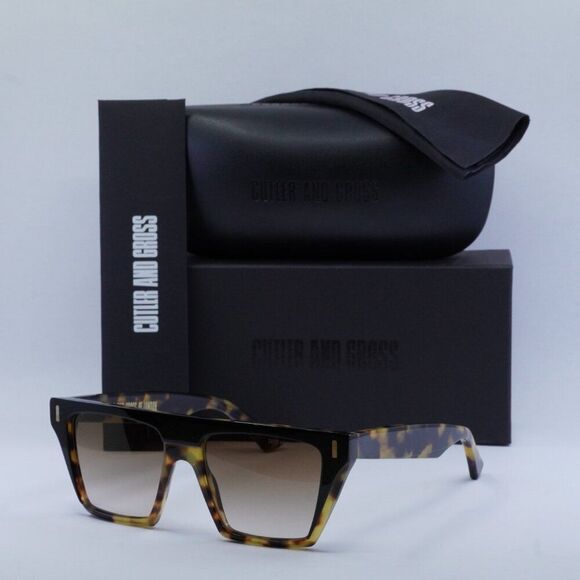 🕶️ New Cutler and Gross CG1352S 004 Sunglasses - Camouflage Frame, Brown Lenses - Picture 10 of 10